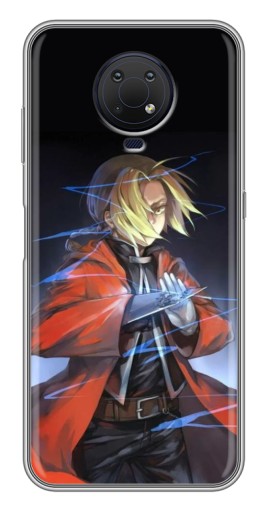Чехол с печатью "Элрик Эдвард" для Nokia G10