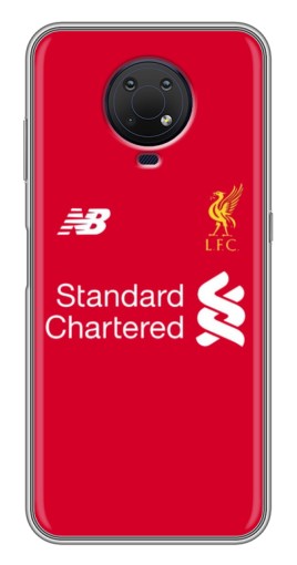 Чехол с печатью "Форма Liverpool" для Nokia G10