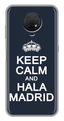 Силиконовый чехол с изображением "Hala Madrid" для Nokia G10