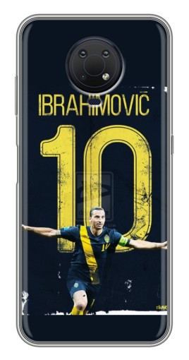 Чехол с принтом "Ибрагимович 10" для Nokia G10