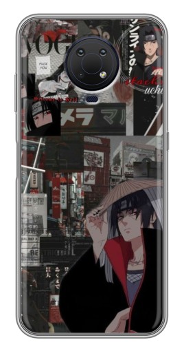 Чехол с принтом "Итачи комиксы" для Nokia G10