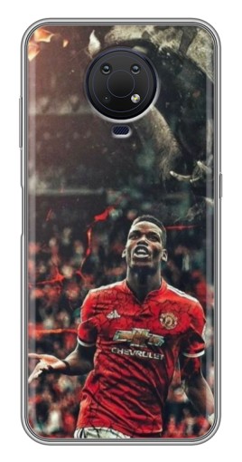 Силиконовый чехол с изображением "Хищник Погба" для Nokia G10