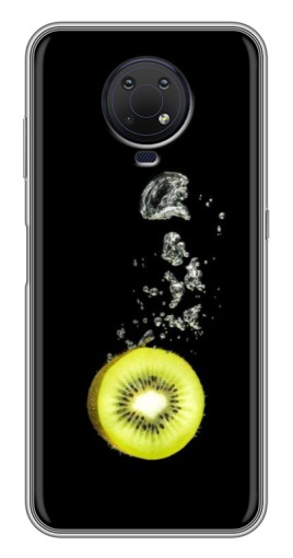 Чехол с картинкой "Киви на черном" для Nokia G10