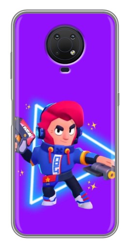 Чехол с печатью "Кольт в наушниках" для Nokia G10