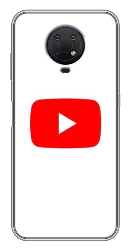 Чехол с принтом "Красная кнопка" для Nokia G10