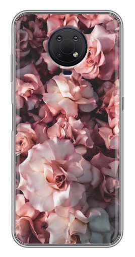 Чехол с картинкой "Куст роз" для Nokia G10