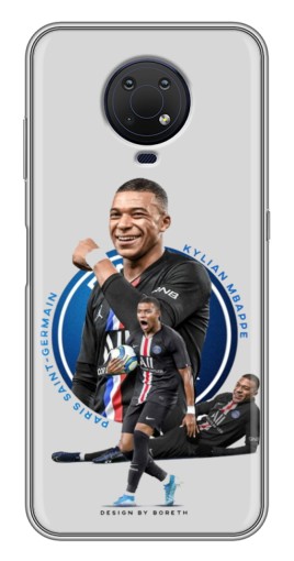 Чехол с картинкой "Kylian Mbappe" для Nokia G10