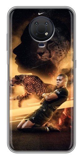 Чехол с печатью "Мбаппе пантера" для Nokia G10