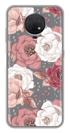 Чехол с картинкой "Рисунок розы" для Nokia G10