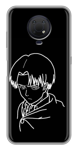 Чехол с принтом "Силуэт Леви" для Nokia G10