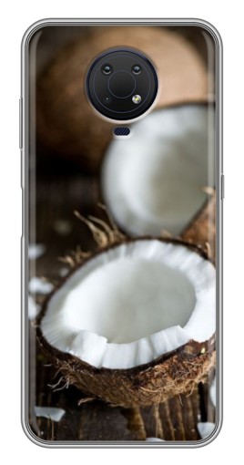 Чехол с картинкой "Свежий кокос" для Nokia G10