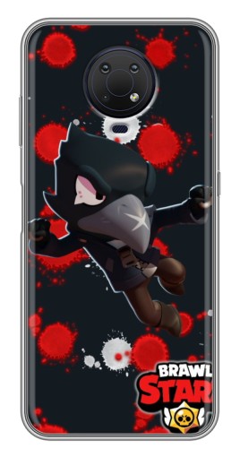 Чехол с принтом "Ворон Бравл Старс" для Nokia G10