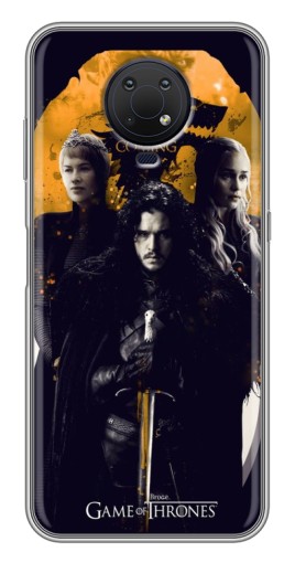 Чехол с печатью "Winter Coming" для Nokia G10
