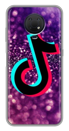 Чехол с печатью "Яркий ТикТок" для Nokia G10