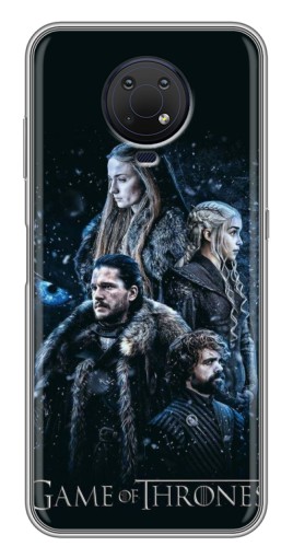 Чехол с печатью "Зима близко" для Nokia G10