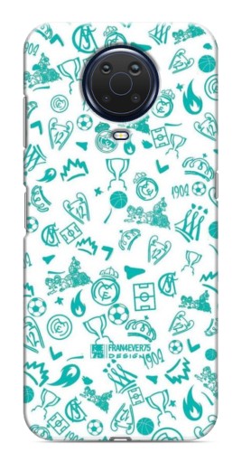 Чехол с картинкой "Атрибутика Real Madrid" для Nokia G20