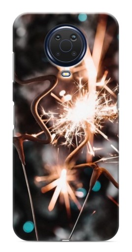 Чехол с печатью "Бенгальские огни" для Nokia G20