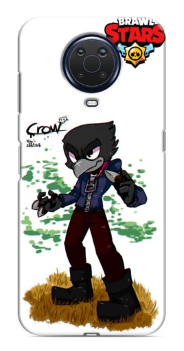Чехол с принтом "Crow" для Nokia G20