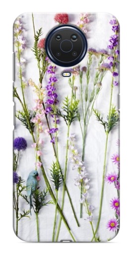 Чехол с принтом "Фон полевых цветов" для Nokia G20