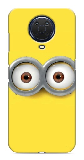 Силиконовый чехол с изображением "Глаза Боба миньона" для Nokia G20