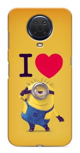 Чехол с печатью "I Love Minion" для Nokia G20