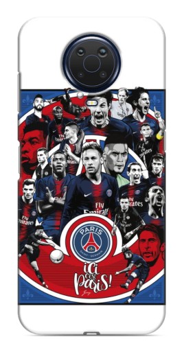 Чехол с принтом "Команда PSG" для Nokia G20