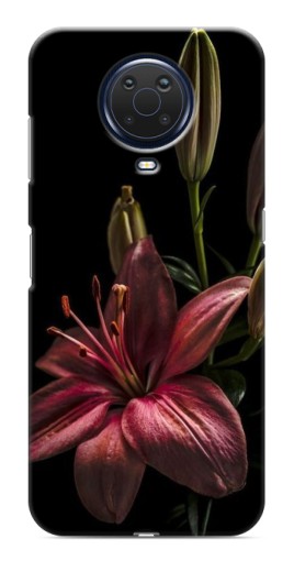Чехол с принтом "Красная лилия " для Nokia G20