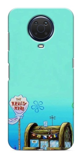 Силиконовый чехол с изображением "Krusty Krab" для Nokia G20