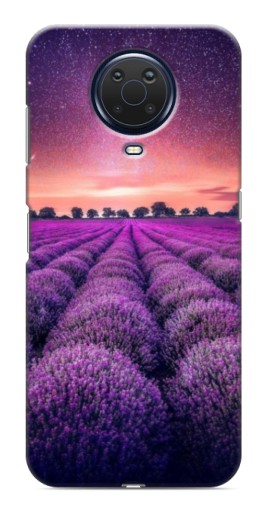 Чехол с принтом "Лавандовое поле" для Nokia G20