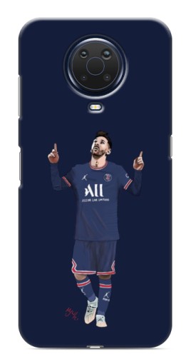 Чехол с принтом "Месси в ПСЖ" для Nokia G20