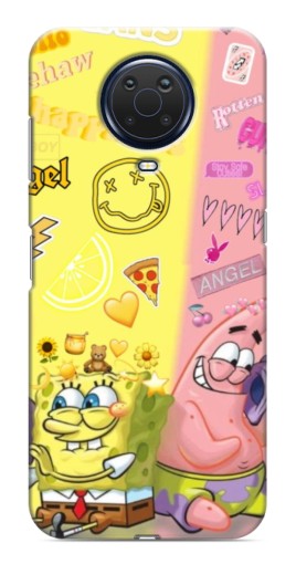 Чехол с картинкой "Модный разговор" для Nokia G20
