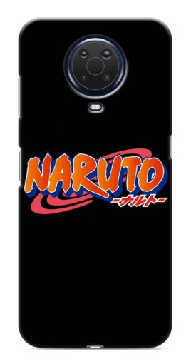Силиконовый чехол с изображением "Надпись Naruto" для Nokia G20