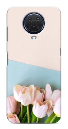 Чехол с принтом "Нежные тюльпаны" для Nokia G20