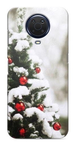 Чехол с картинкой "Рождественская елка" для Nokia G20