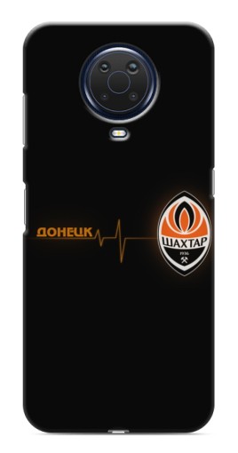 Силиконовый чехол с изображением "Шахтер в сердце" для Nokia G20