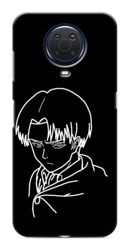 Силиконовый чехол с изображением "Силуэт Леви" для Nokia G20