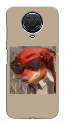 Силиконовый чехол с изображением "Стильный Ник" для Nokia G20