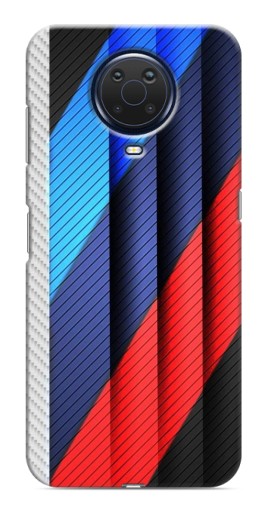 Чехол с печатью "Цвета лого БМВ" для Nokia G20