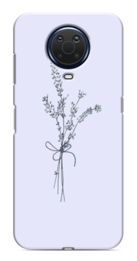 Силиконовый чехол с изображением "Веточки лаванды" для Nokia G20