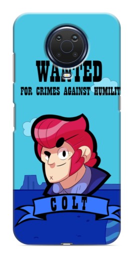 Чехол с печатью "WANTED COLT" для Nokia G20