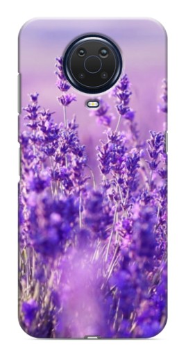 Силиконовый чехол с изображением "Яркая лаванда" для Nokia G20
