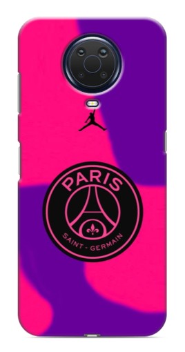 Силиконовый чехол с изображением "Яркий лого PSG" для Nokia G20