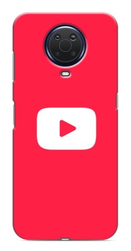 Чехол с принтом "YouTube Кнопка" для Nokia G20