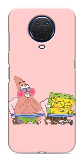 Силиконовый чехол с изображением "За партой" для Nokia G20