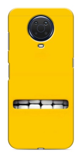 Силиконовый чехол с изображением "Зубы миньона" для Nokia G20