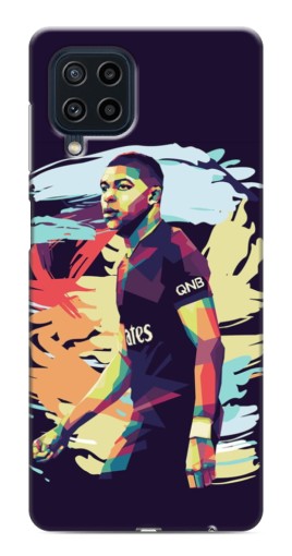 Силиконовый чехол с изображением "ART Mbappe" для Samsung Galaxy M32