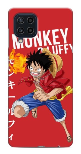 Силиконовый чехол с изображением "Атакующий D Luffy" для Samsung Galaxy M32