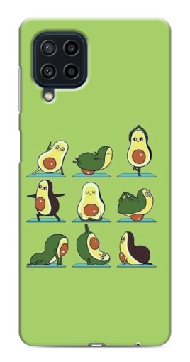 Чехол с картинкой "Авокадо Йога" для Samsung Galaxy M32