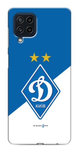 Чехол с печатью "Бело-синий Динамо" для Samsung Galaxy M32