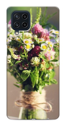 Чехол с картинкой "Букет полевых цветов" для Samsung Galaxy M32